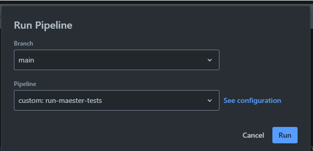 Bitbucket Run Maester